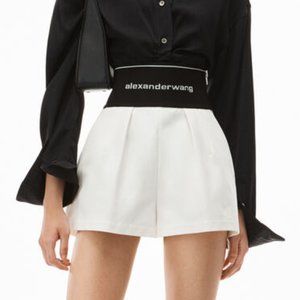 Alexander Wang Black and White Women's Shorts